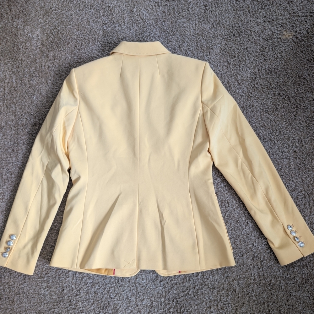 Tommy Hilfiger Yellow Blazer with Silver Accent - Picture 6 of 6